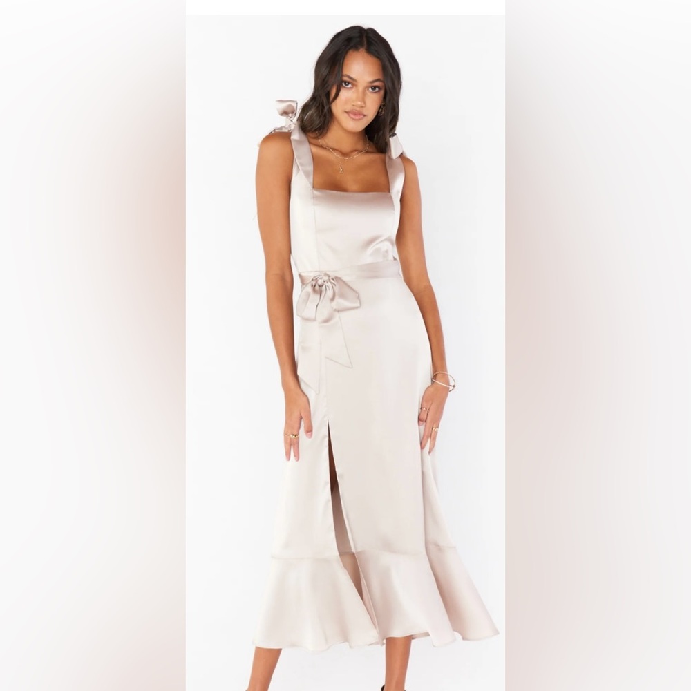 Show Me Your Mumu Bridesmaid Claire Midi Dress